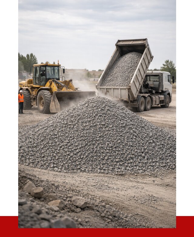 Купить щебень с доставкой в Людинове от 2545 руб. | ПРОНЕРУДЛюд