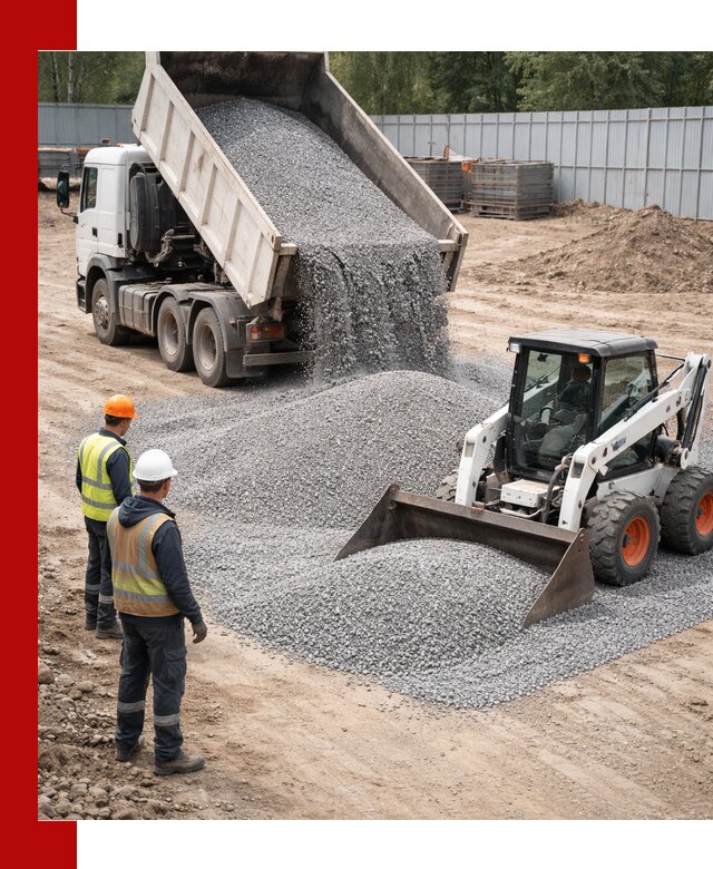 Доставка и продажа гранитного щебня фракции 0-5 в Людинове