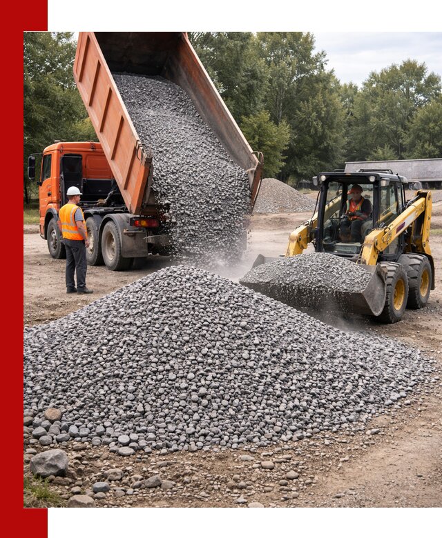 Купить гранитный щебень фракции 5–10 в Людинове с доставкой