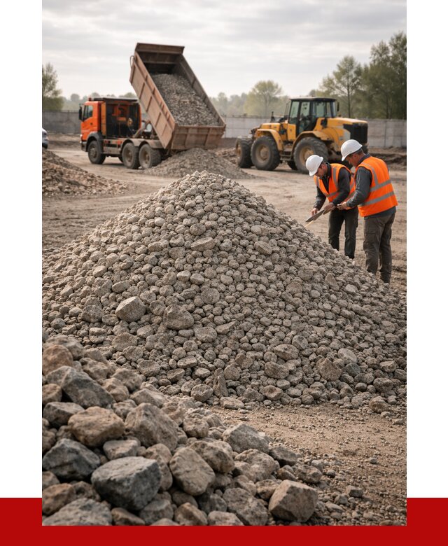 Гранитный щебень фракция 40-70 в Людинове от 2545 руб ПРОНЕРУДЛюд