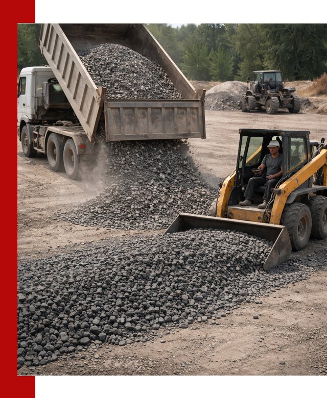 Гранитный щебень фракция 40-70 с доставкой в Людинове