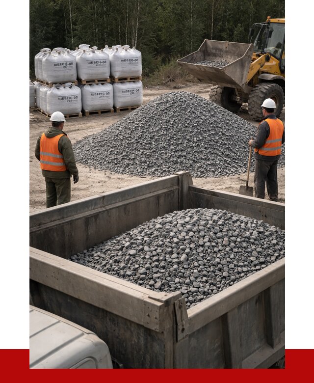 Щебень габбро диабаз 20-40 в Людинове от 3461 руб. | ПРОНЕРУДЛюд