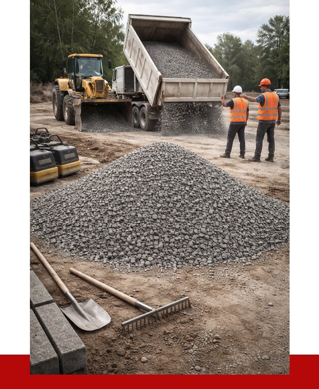 Гравийный щебень купить в Людинове от 2239 р. ПРОНЕРУДЛюд