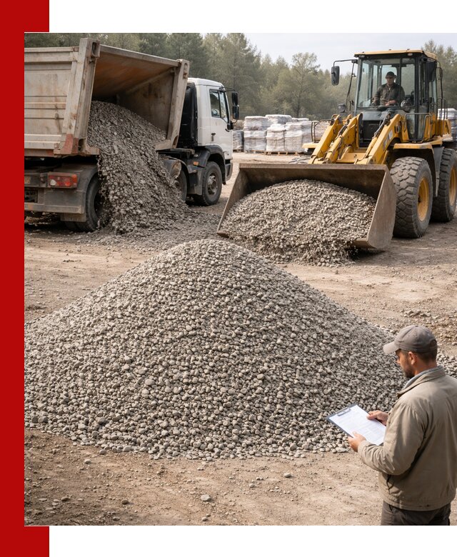 Гравийный щебень фракция 5–10 с доставкой в Людинове