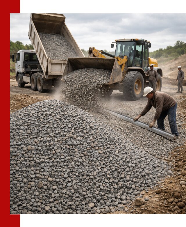 Гравийный щебень фракция 5-20 с доставкой в Людинове