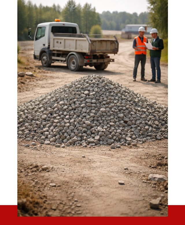 Гравийный щебень фракция 20-40 в Людинове от 1221 р. | ПРОНЕРУДЛюд
