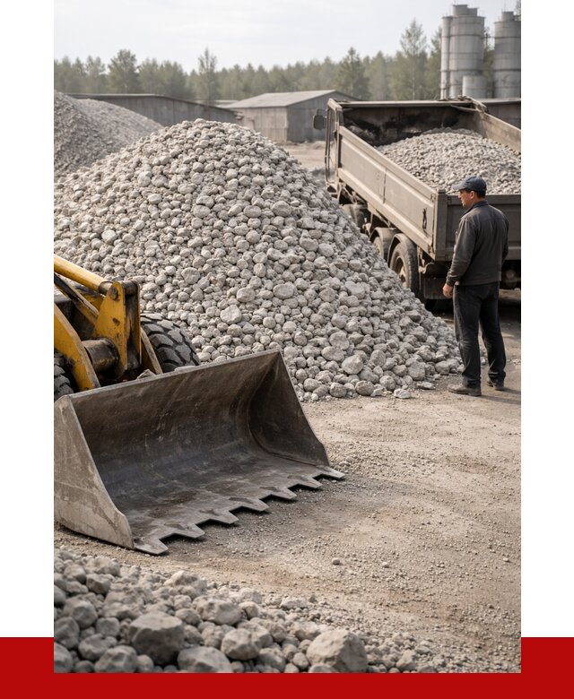 Известняковый щебень фракция 40-70 в Людинове от 4275 р. | ПРОНЕРУДЛюд