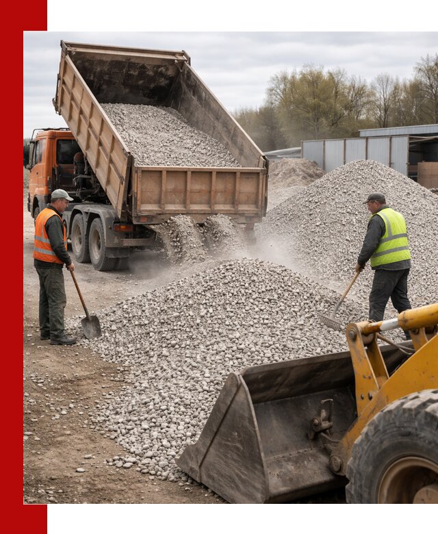 Доломитовый щебень фракции 5-20 с доставкой в Людинове