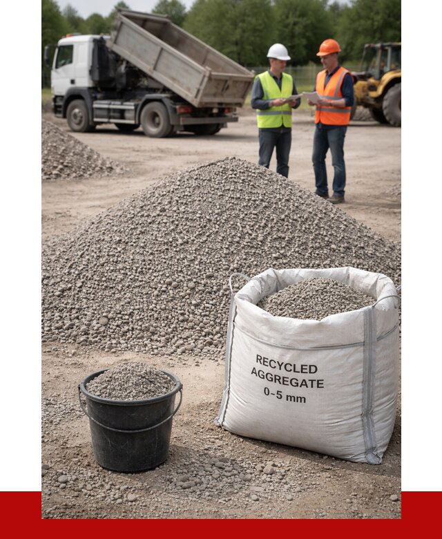 Вторичный щебень фракция 0-5 в Людинове от 1628 р. ПРОНЕРУДЛюд