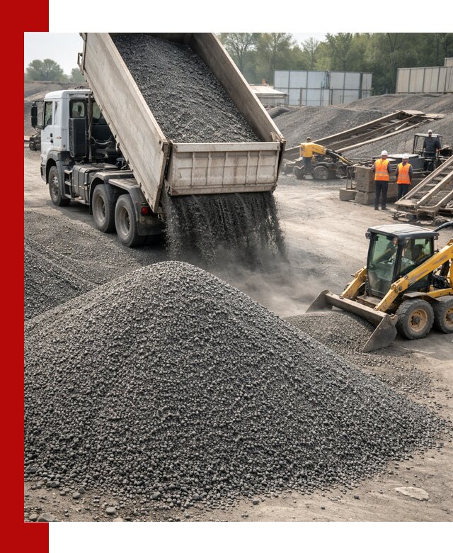 Вторичный щебень фракция 0–5 с доставкой в Людинове