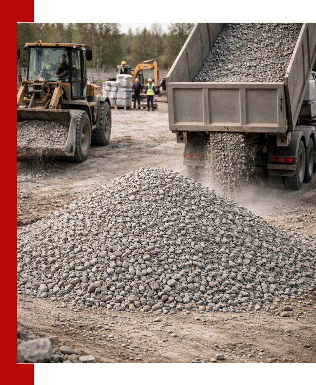 Вторичный щебень фракции 5-20 в Людинове — доставка и продажа крупнотоннажно