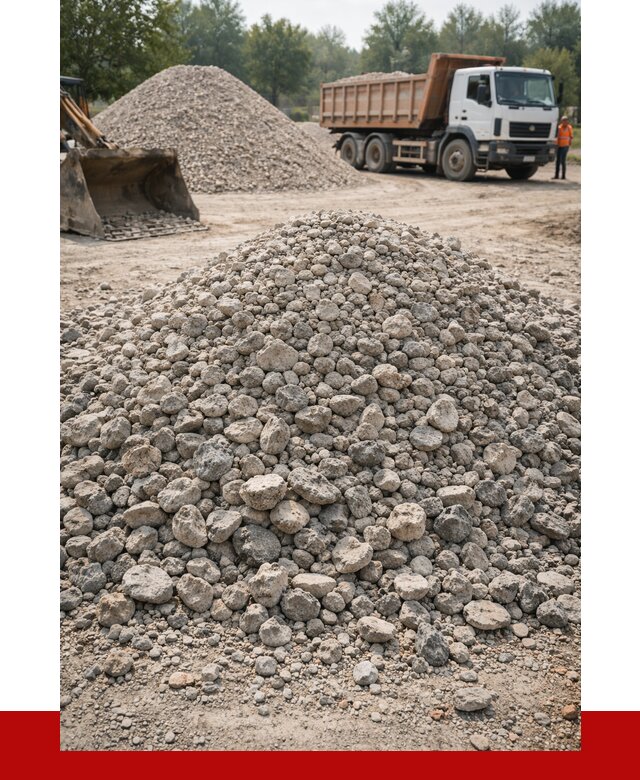 Вторичный щебень фракция 20-40 в Людинове от 2239 р ПРОНЕРУДЛюд