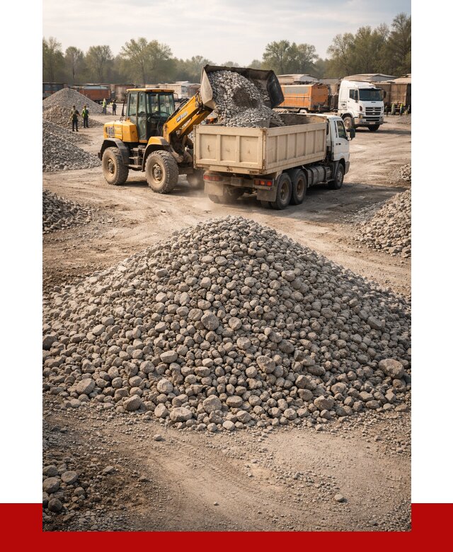 Вторичный щебень фракция 40-70 в Людинове от 1771 р, ПРОНЕРУДЛюд