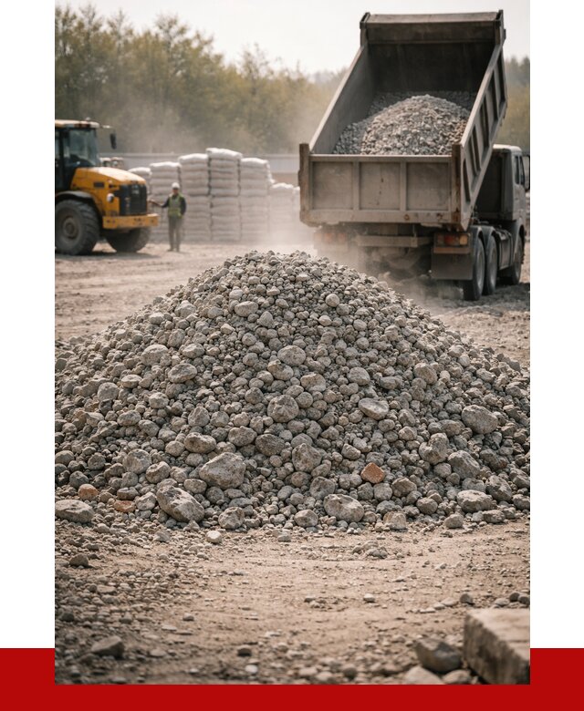 Вторичный щебень фракция 70-150 в Людинове от 1425 р. | ПРОНЕРУДЛюд