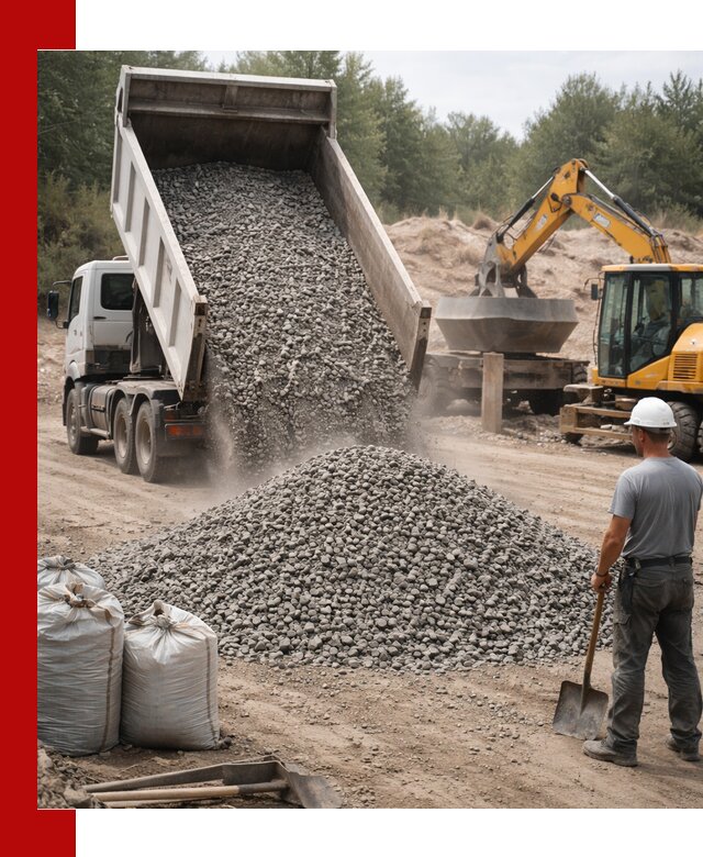 Доставка и продажа бетонного щебня в Людинове