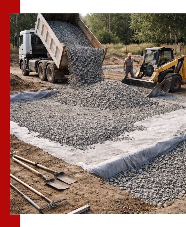 Щебень для фундамента с доставкой в Людинове