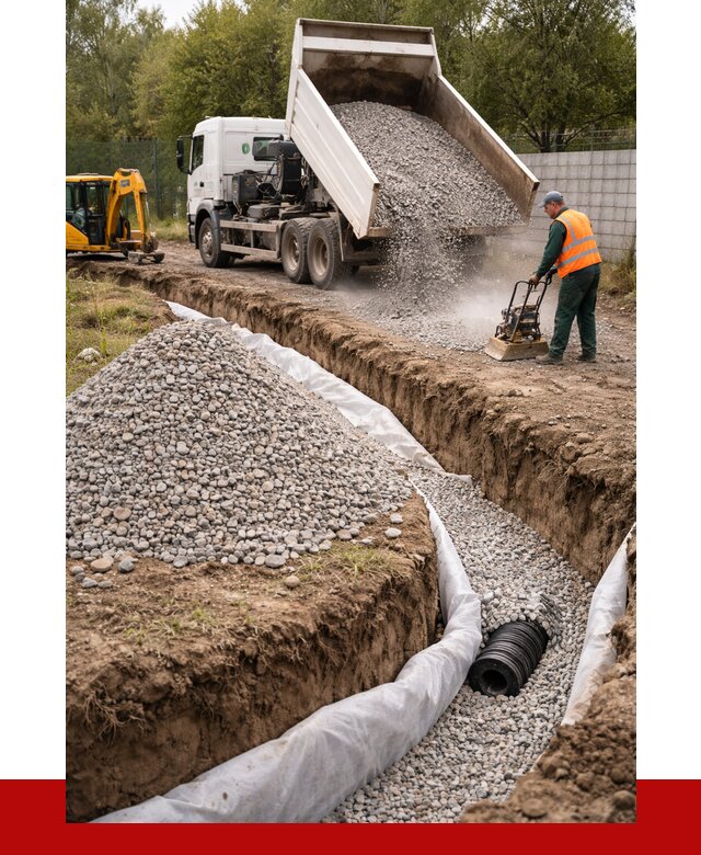 Щебень для дренажа в Людинове от 1883 р., ПРОНЕРУДЛюд доставка