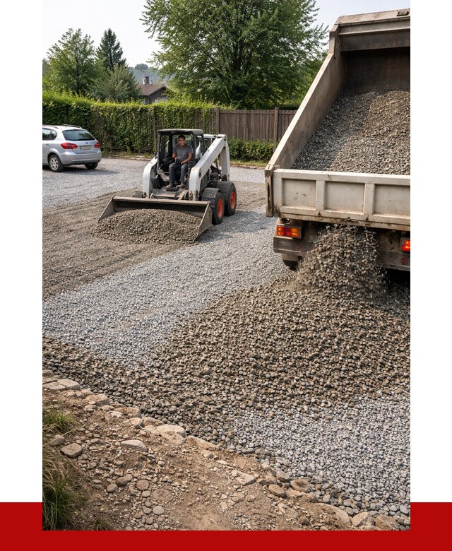 Щебень для парковки в Людинове с доставкой от 1221 р.| ПРОНЕРУДЛюд