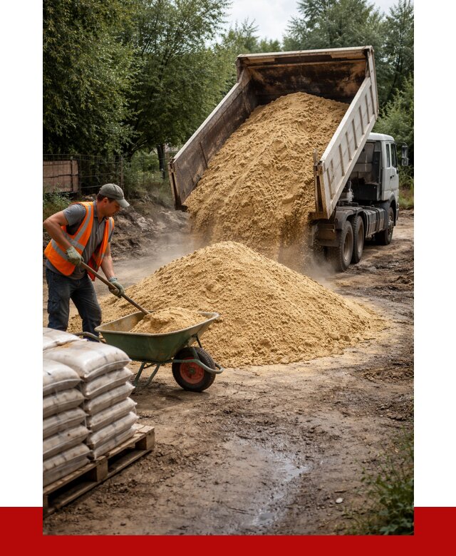 Купить песок с доставкой в Людинове от 1832 р. | ПРОНЕРУДЛюд