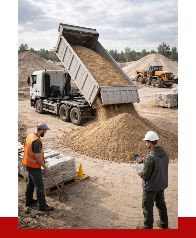 Карьерный песок с доставкой в Людинове от 3664 р. ПРОНЕРУДЛюд