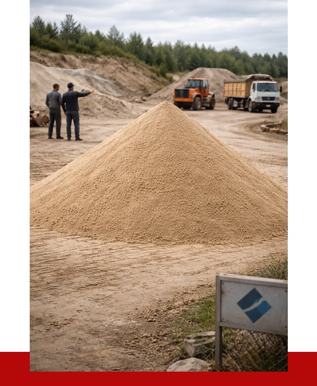 Карьерный песок навалом в Людинове от 1832 р. | ПРОНЕРУДЛюд