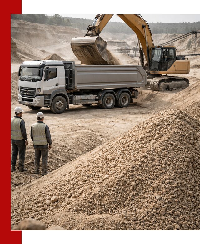 Карьерный крупнозернистый песок с доставкой в Людинове