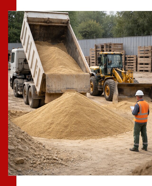 Доставка карьерного мелкозернистого песка в Людинове