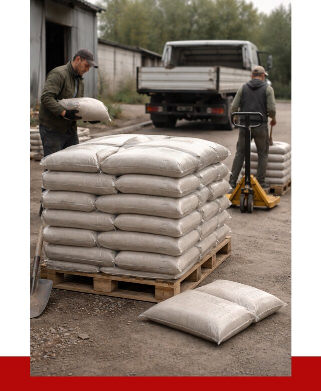 Речной песок в мешках в Людинове от 4275 р. | ПРОНЕРУДЛюд