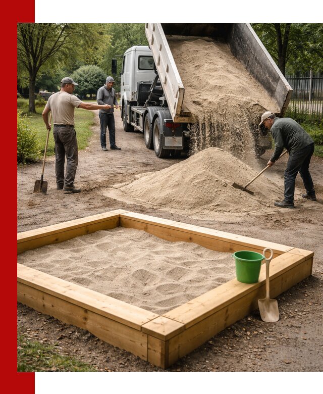 Песок для песочницы с доставкой в Людинове недорого и чистый