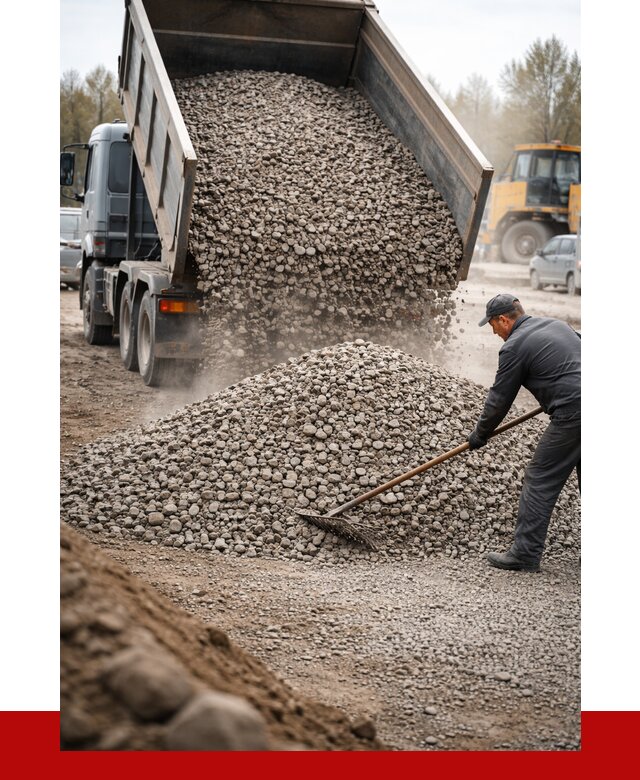 Гравий фракция 20-40 в Людинове от 2545 р. доставка | ПРОНЕРУДЛюд