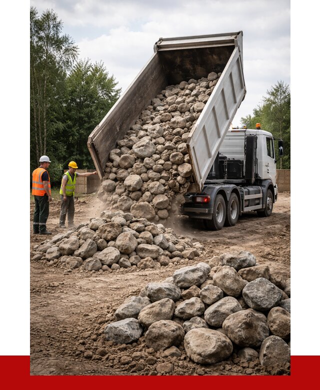 Купить булыжник в Людинове с доставкой от 4580 р. за куб | ПРОНЕРУДЛюд