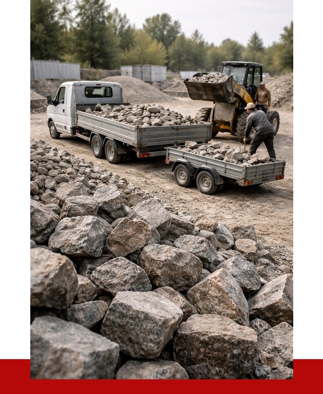 Купить бутовый камень гранитный в Людинове от 2850 р. | ПРОНЕРУДЛюд