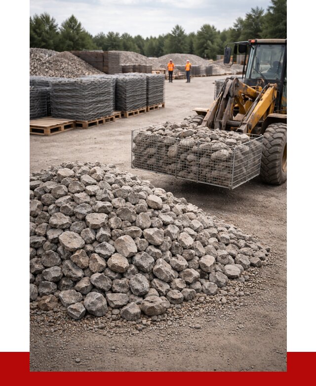 Камень для габионов фракция 70-150 в Людинове от 4275 р. | ПРОНЕРУДЛюд