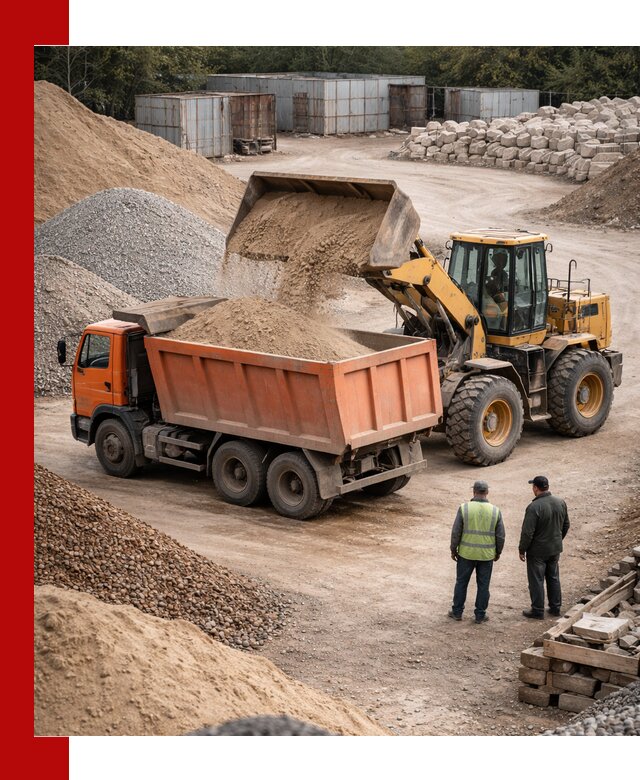 Доставка сыпучих смесей и смесей для стройки в Людинове