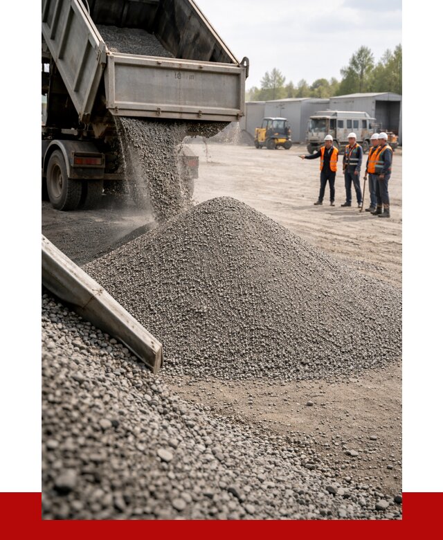 Гравийный отсев 0-5 в Людинове от 1221 р. с доставкой | ПРОНЕРУДЛюд