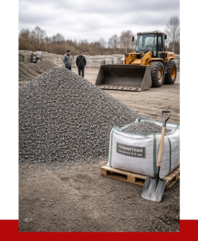Купить гранитную крошку в Людинове от 4885 р. с доставкой | ПРОНЕРУДЛюд