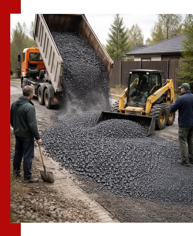 Крошка габбро с доставкой в Людинове для строительных работ