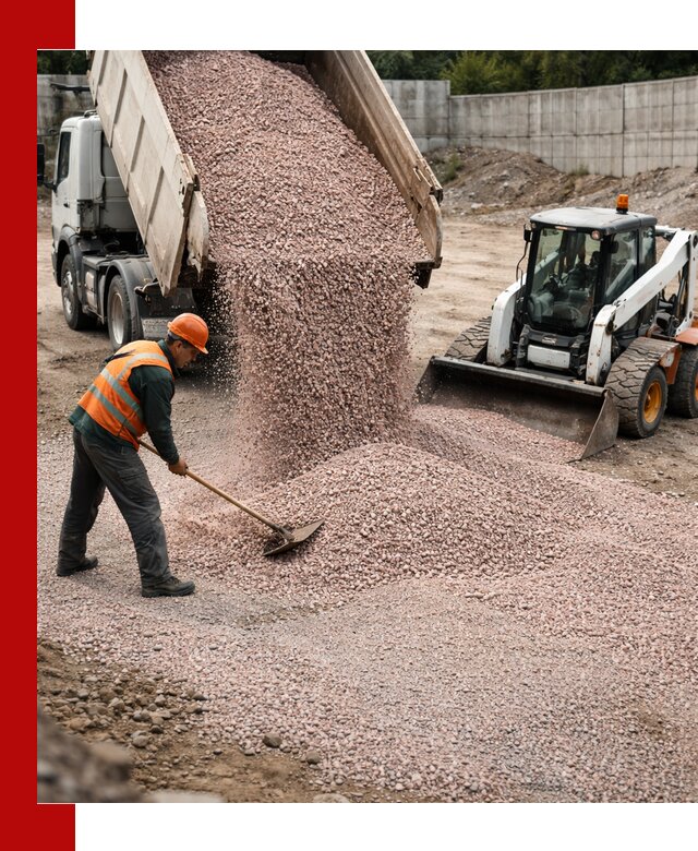 Крошка розовый гранит с доставкой в Людинове от производителя