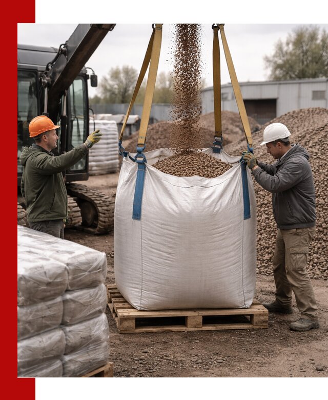 Керамзит в биг-бегах с доставкой в Людинове