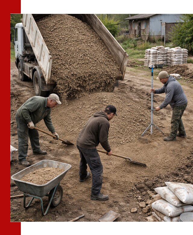 Керамзитовый песок с доставкой в Людинове оптом и в розницу