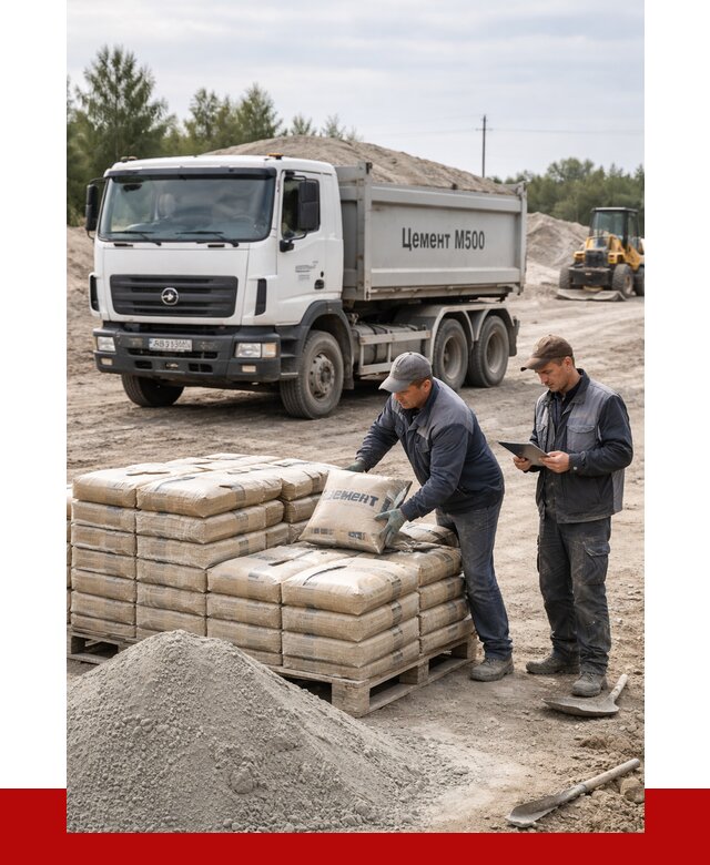 Купить цемент м500 с доставкой в Людинове от 5293 р. | ПРОНЕРУДЛюд
