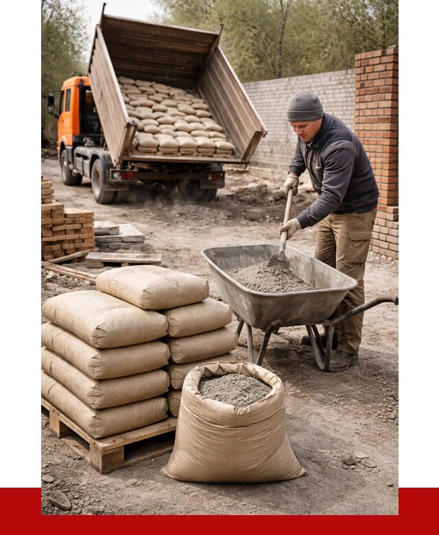 Купить сухую смесь для кладки в Людинове от 1221 р. | ПРОНЕРУДЛюд