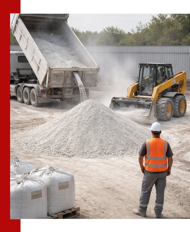 Доставка и продажа известняковой муки в Людинове