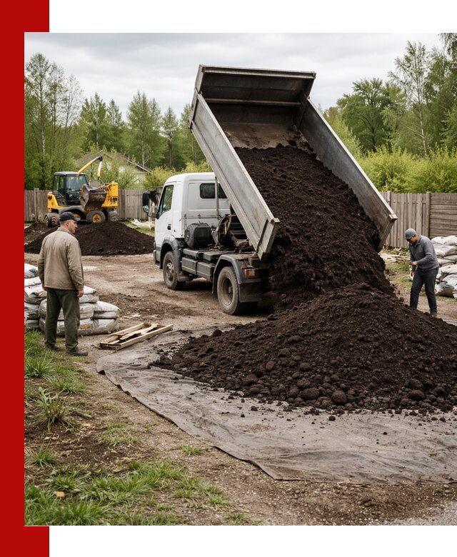 Доставка качественного почвогрунта в Людинове оптом и в розницу