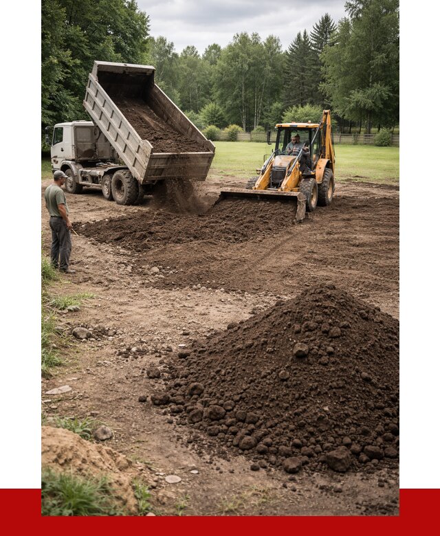 Грунт для выравнивания участка в Людинове от 1221 р. | ПРОНЕРУДЛюд