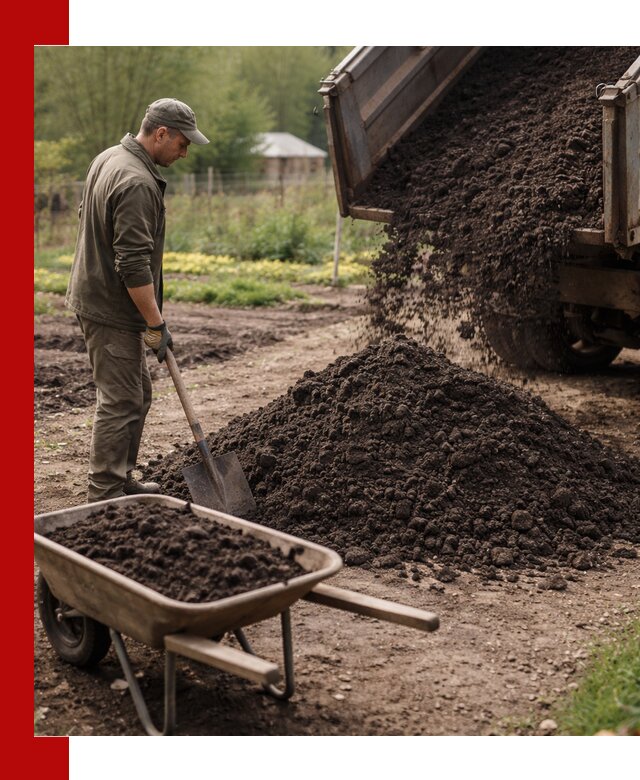 Доставка качественной земли для огорода в Людинове