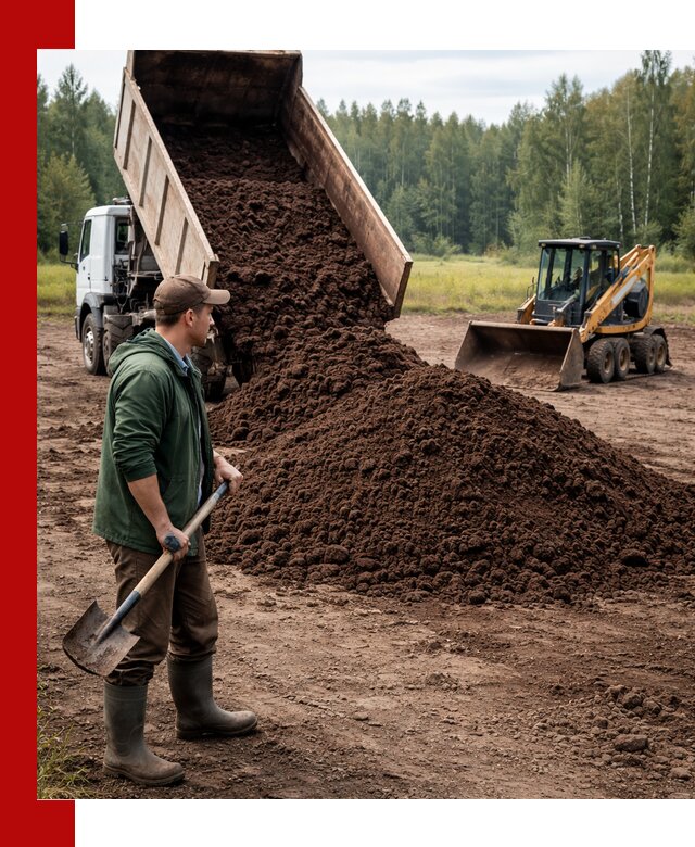 Купить верховой торф с доставкой в Людинове для садоводства и растений