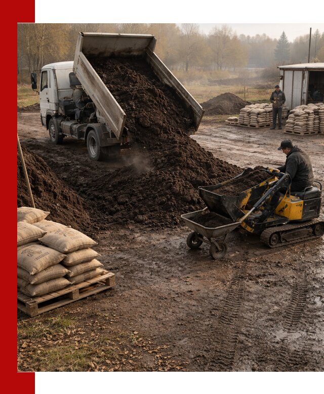 Кислый торф в доставке по выгодным ценам в Людинове