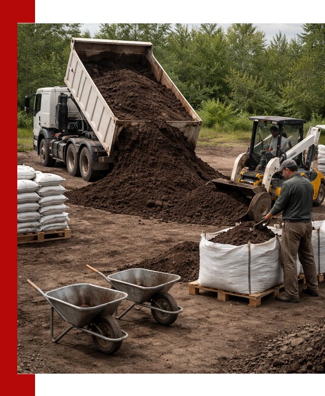 Доставка и продажа торфогрунта в Людинове оптом и в розницу