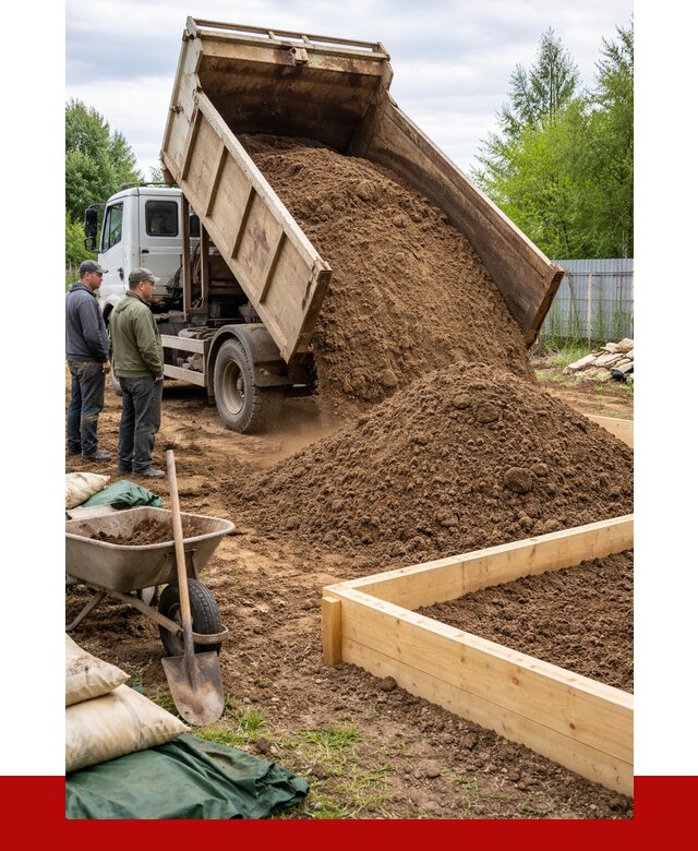 Торфо песчаная смесь в Людинове с доставкой от 1883 р. | ПРОНЕРУДЛюд